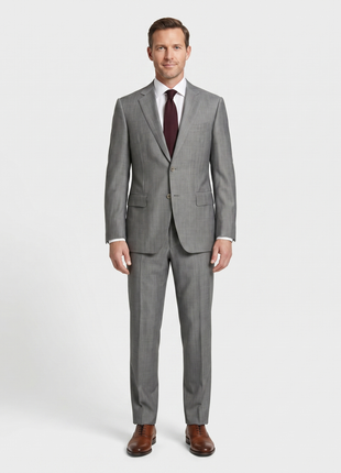 Canali Men's Gray Wool & Mohair Suit 38R