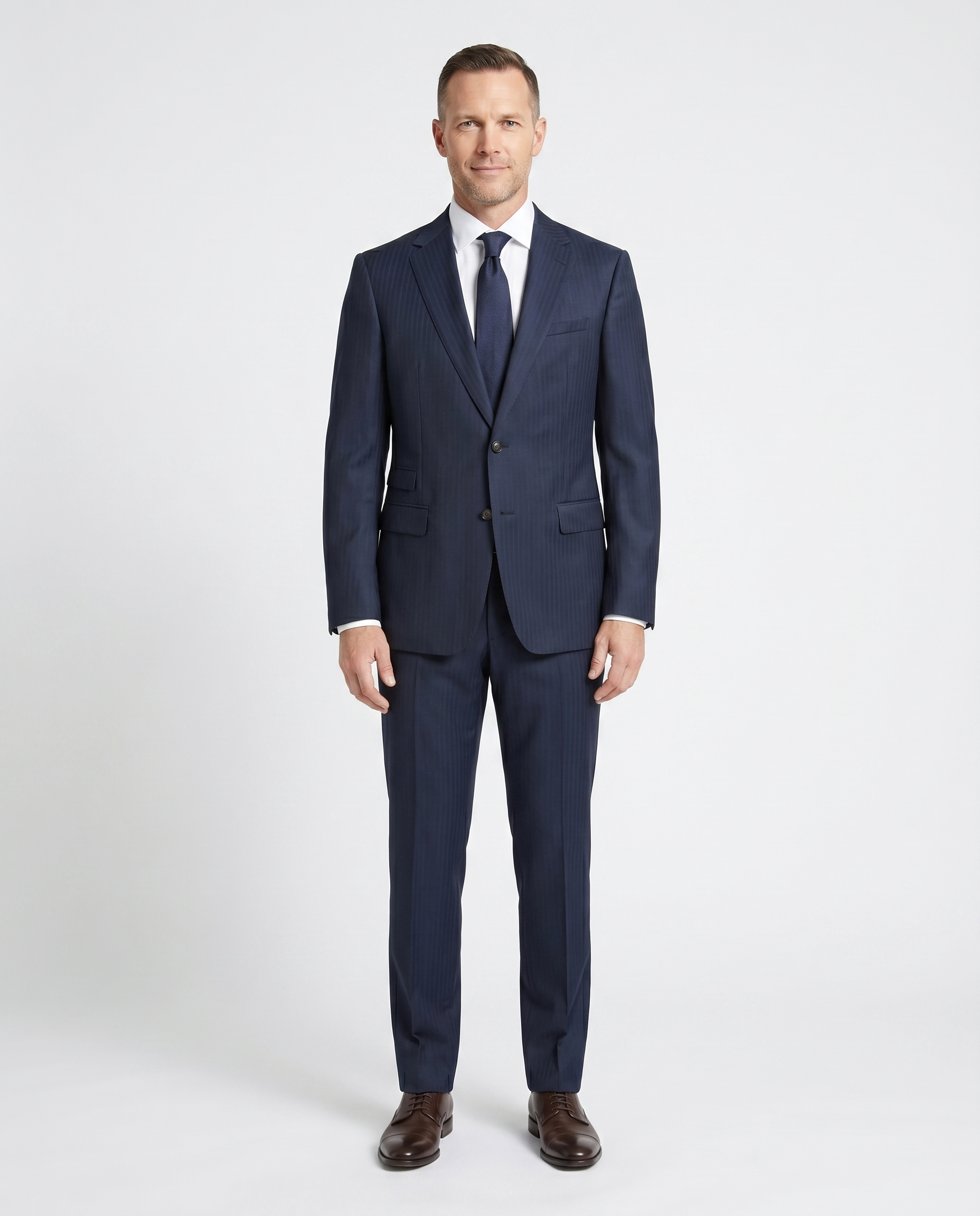 Z Zegna Navy Tonal Striped Wool Mohair Suit 42R – The Suit Depot Z Zegna Navy Tonal Striped Wool Mohair Suit 42R – The Suit Depot