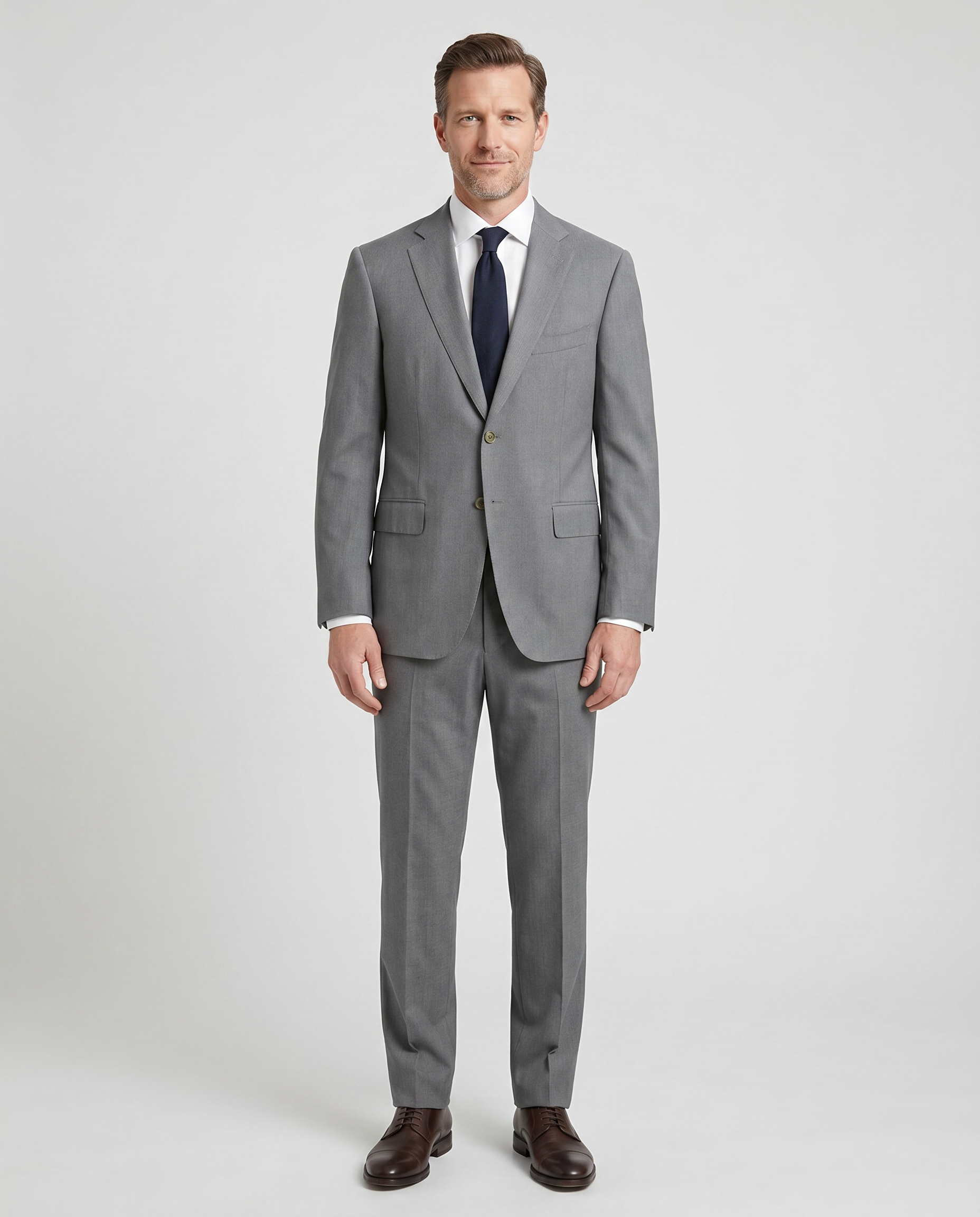 Isaia Solid Gray 100% Wool Suit 44R – The Suit Depot Isaia Solid Gray 100% Wool Suit 44R – The Suit Depot