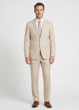 Men's 2-Piece Single Breasted Notch Lapel Suit - The Suit Depot