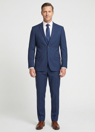Men's Slim Fit Solid Stretch Suit - The Suit Depot