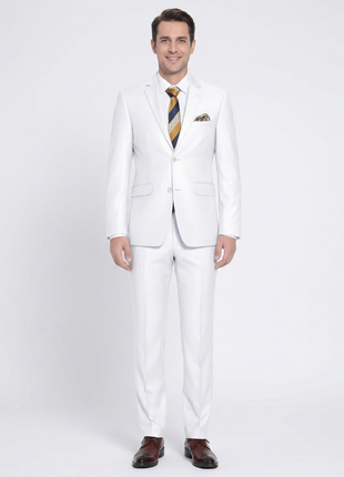 Men's 2-Piece Single Breasted Notch Lapel Suit - The Suit Depot