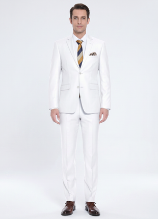 Men's 2-Piece Single Breasted Notch Lapel Suit - The Suit Depot