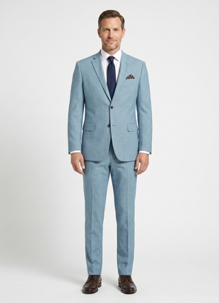 Men's 2-Piece Slim Fit Single Breasted Notch Lapel Suit - The Suit Depot
