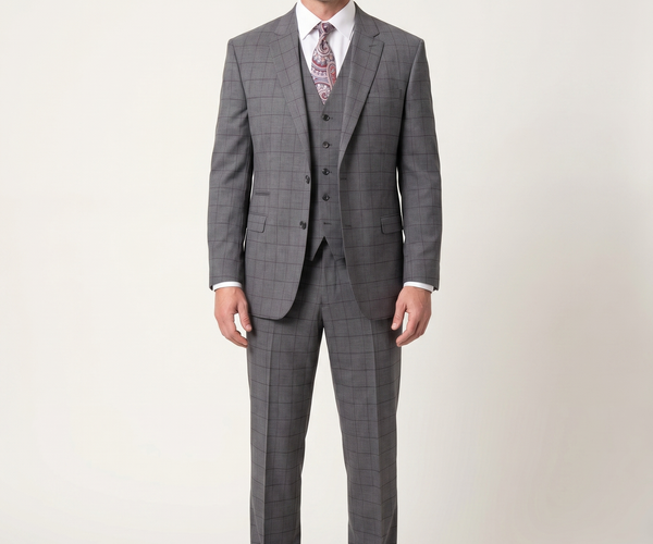 Shop Italiano Gray 100% Wool Suit | The Suit Depot