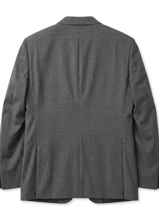 Hugo Boss Heather Dark Grey Modern Fit Notch Lapel Wool Stretch 2-Button Suit 38R