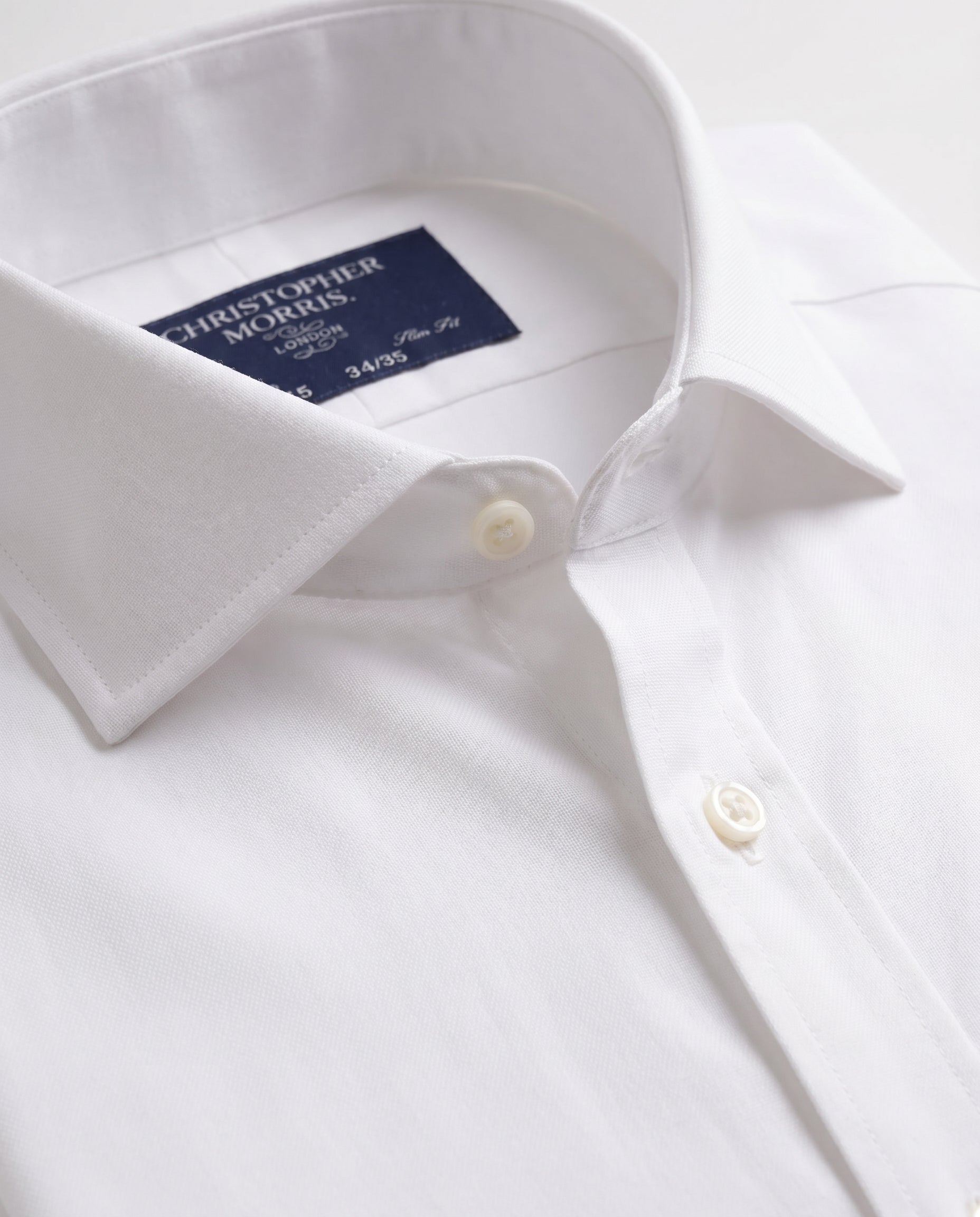 Shop Christopher Morris White French Cuff 100% Cotton Dress Shirt | The Suit Depot Shop Christopher Morris White French Cuff 100% Cotton Dress Shirt | The Suit Depot