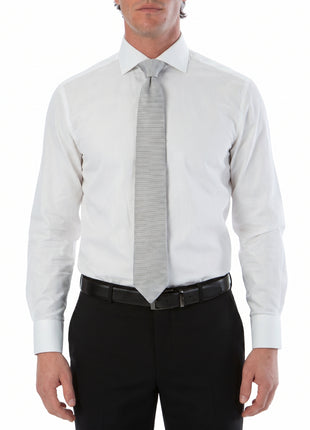 Sartoria Mazara Black Micro-Textured Slim Fit Notch Lapel 2-Button Wool Suit
