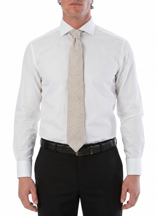 Sartoria Mazara Micro-Textured Black Classic Fit Notch Lapel Wool 2-Button Suit