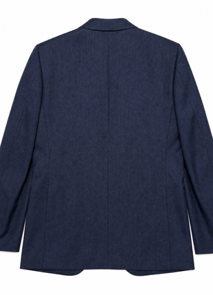 Pal Zileri Blue Textured Notch Lapel Classic Fit 2-button Wool Suit - 42L