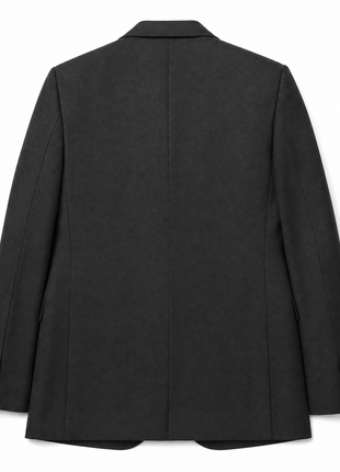 Tovaglia Slim Fit Peak Lapel Solid Black Wool Cashmere Blend Suit
