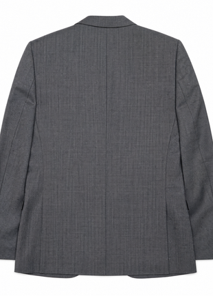 Class Roberto Cavalli Mens Gray Birdseye Notch Lapel Classic Fit 2-button Wool Blend Suit - 44L