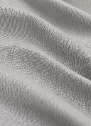 Steven Land Mens Solid Silver Contrast Spread Collar French Cuff Cotton Stretch Dress Shirt