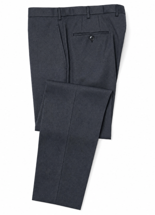 Pal Zileri Mens Dark Charcoal Striped Herringbone Notch Lapel Classic Fit 2-button Wool Suit - 44R