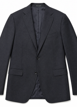 Pal Zileri Mens Solid Dark Charcoal Notch Lapel Slim Fit 2-button Wool Suit - 42R