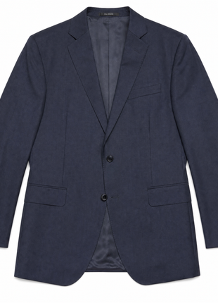 Pal Zileri Mens Solid Dark Blue Notch Lapel Slim Fit 2-button Wool Suit - 42R