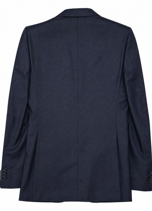 Pal Zileri Mens Solid Dark Blue Notch Lapel Slim Fit 2-button Wool Suit - 42R