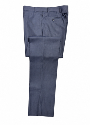 Ralph Lauren Mens Light Blue Textured Notch Lapel Slim Fit 2-button Angelico Wool Suit - 42L