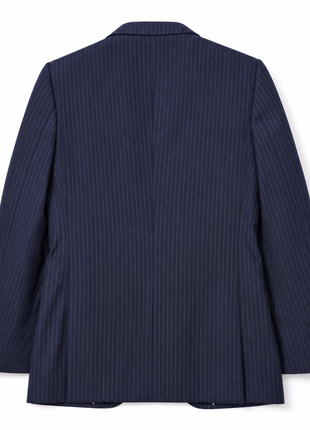 Pal Zileri Mens Navy Pinstripe Notch Lapel Classic Fit 2-button Wool Suit - 38S