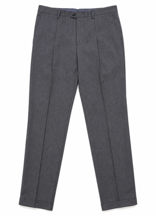 Pal Zileri Mens Gray Pinstripe Notch Lapel Classic Fit 2-button Wool Suit - 40R