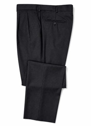 Sartoria Partenopea Mens Charcoal Gray Weave Wide Notch Lapel Classic Fit 3-button Wool Suit - 52R