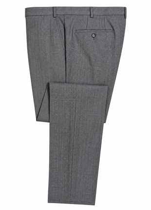Sartoria Tosi Mens Gray Nailhead Weave Notch Lapel Classic Fit 2-Button Wool Suit - 48L