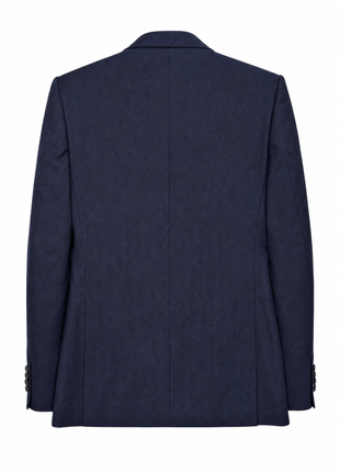 Roberto Cavalli Mens Blue Tonal Pinstripe Notch Lapel Classic Fit 2-button Wool Suit - 40S