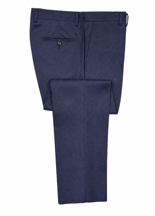 Roberto Cavalli Mens Blue Tonal Pinstripe Notch Lapel Classic Fit 2-button Wool Suit - 40S