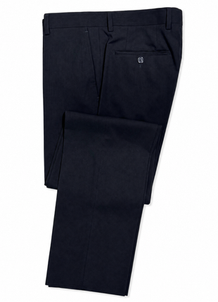 Zarconi Black Tonal Stripe Classic Fit Peak Lapel Wool 2-Button Suit 38R