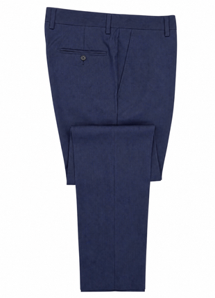 Roberto Cavalli Navy Pinstripe Notch Lapel Comfort fit 2-Button Wool Suit 42R