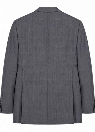 Ralph Lauren Purple Label Gray Glen Plaid Notch Lapel Slim Fit 2-Button Wool Suit - 46L