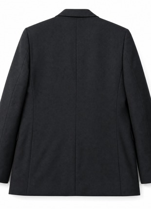 Cerruti 1881 Charcoal Black Twill Weave 100% Wool Classic Fit 2- Button Suit 48R