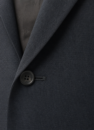 Cerruti 1881 Dark Gray Twill Weave 100% Wool Classic Fit 2-Button Suit 48R