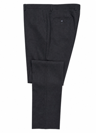 Napoli Black Tonal Stripe Peak Lapel Classic Fit 2-Button Wool Suit - 44L