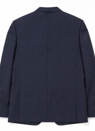 Cerruti 1881 Solid Navy Blue Notch Lapel Classic Fit 2-Button Wool Suit - 50R