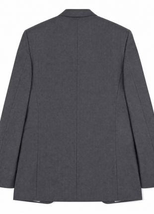 Roberto Cavalli Class Gray Twill Weave Notch Lapel Classic Fit 2-Button Wool Blend Suit - 36R