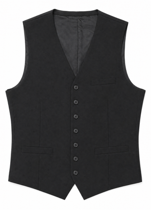 Salvatore EXTE Solid Black Notch Lapel Modern Fit 3-Piece High-Twist Suit