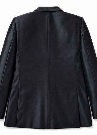 Sand The Red Carpet Black Shawl Lapel Classic Fit 1-Button Shantung Silk Tuxedo - 40R