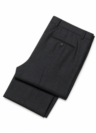 Tovaglia Black Tonal Plaid Half-Canvassed Slim Fit Notch Lapels 100% Wool Suit