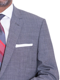 Thumbnail for Ideal TWO PIECE SUITS Ideal Slim FIt Heather Gray Two Button Half Lined Stretch Wool Suit