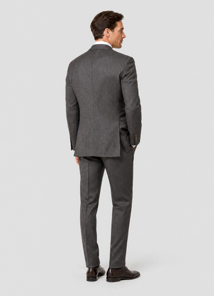 Sartoria Partenopea Mens Brown Pinstripe Notch Lapel Slim Fit 3-button Wool Suit - 44R