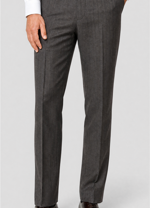 Sartoria Partenopea Mens Brown Pinstripe Notch Lapel Slim Fit 3-button Wool Suit - 44R