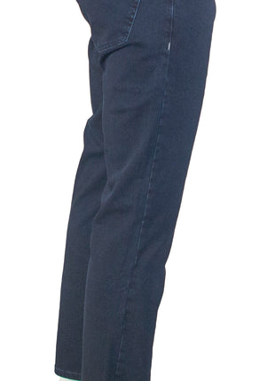 Montreux Mens Slim Fit Navy Blue 5 Pocket Stretch Jeans