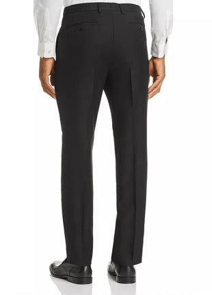 Men's John Varvatos Black 100% Wool Classic Fit Dress Pants