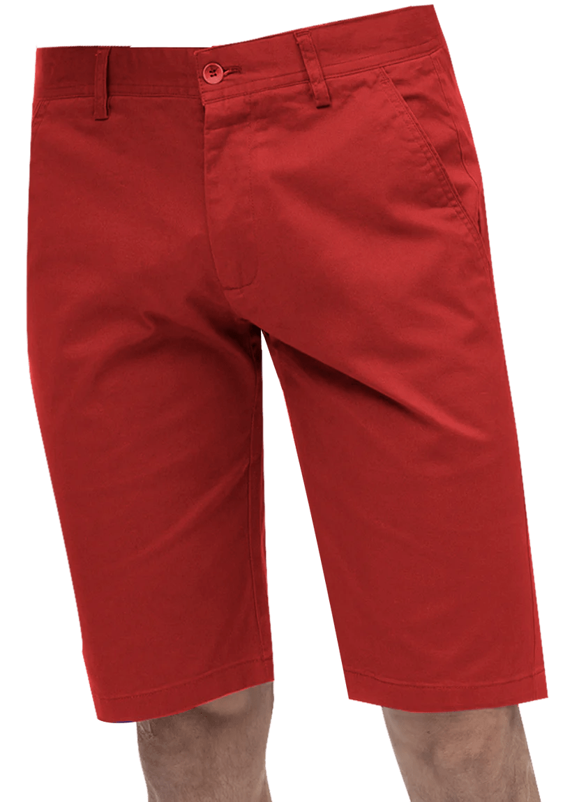Red chino shorts mens sales