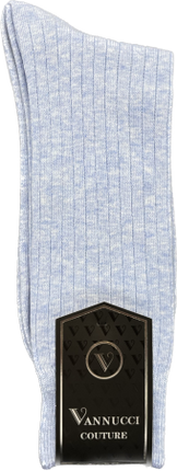 Vannucci Courture Solid Colored Dress Socks