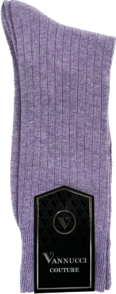 Vannucci Courture Solid Colored Dress Socks