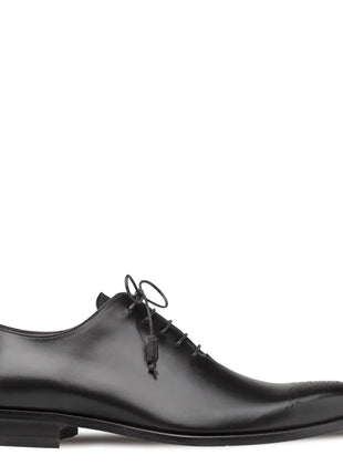 Mezlan Mens Black Lace-up Oxford Leather Dress Shoes
