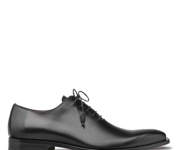 Mezlan Mens Black Lace-up Oxford Leather Dress Shoes, 11