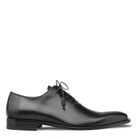 Mezlan Mens Black Lace-up Oxford Leather Dress Shoes, 11
